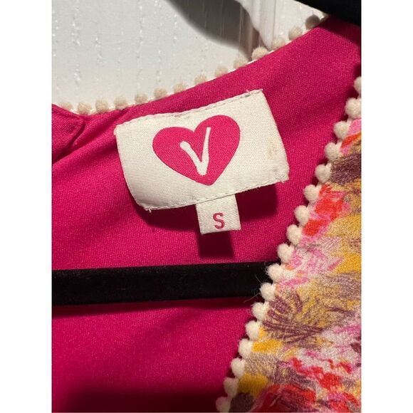 Love V by Jatin Varma tiered Maxi Resort Dress size S - Picture 4 of 5